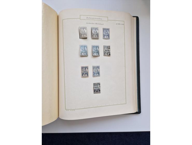 Yugoslavia and Croatia: 1919/44, unused and used old collection, partly specialized with multiples and varieties, some items 