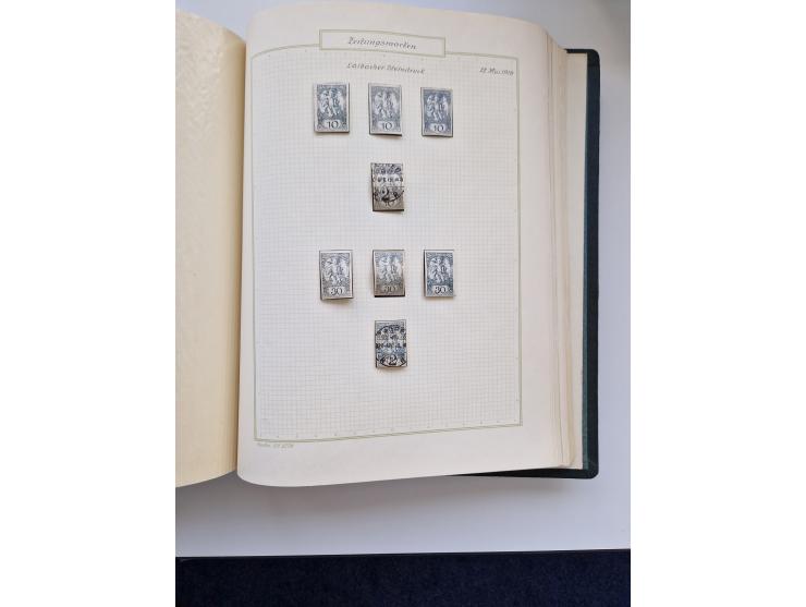 Yugoslavia and Croatia: 1919/44, unused and used old collection, partly specialized with multiples and varieties, some items 