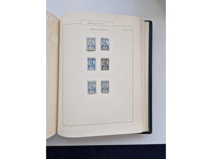 Yugoslavia and Croatia: 1919/44, unused and used old collection, partly specialized with multiples and varieties, some items 