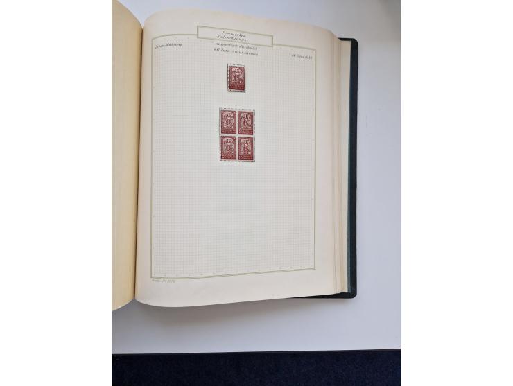 Yugoslavia and Croatia: 1919/44, unused and used old collection, partly specialized with multiples and varieties, some items 