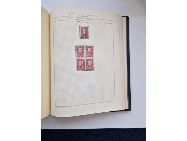 Yugoslavia and Croatia: 1919/44, unused and used old collection, partly specialized with multiples and varieties, some items 