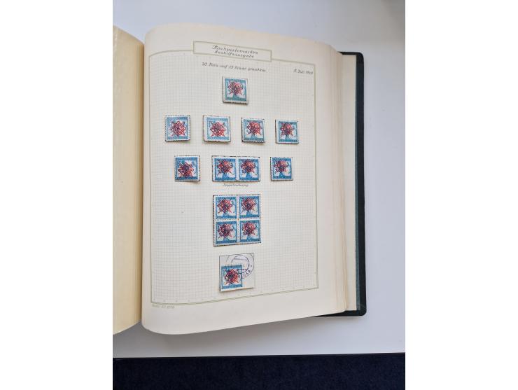 Yugoslavia and Croatia: 1919/44, unused and used old collection, partly specialized with multiples and varieties, some items 