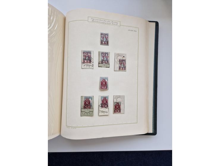 Yugoslavia and Croatia: 1919/44, unused and used old collection, partly specialized with multiples and varieties, some items 