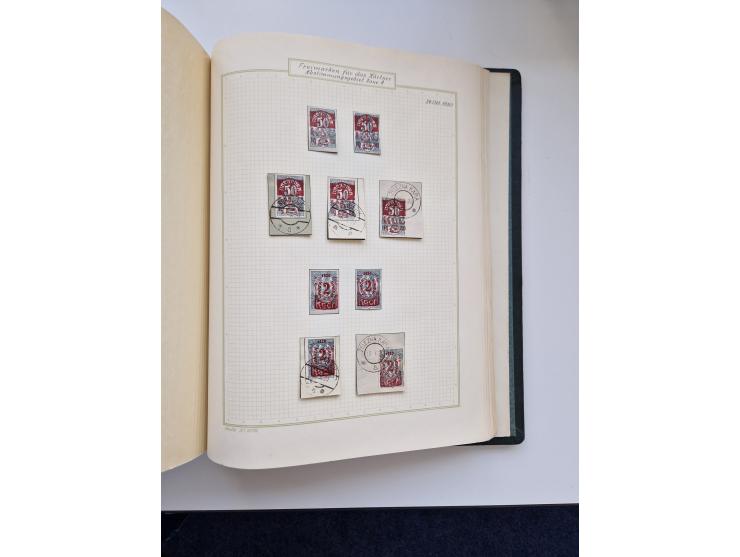 Yugoslavia and Croatia: 1919/44, unused and used old collection, partly specialized with multiples and varieties, some items 