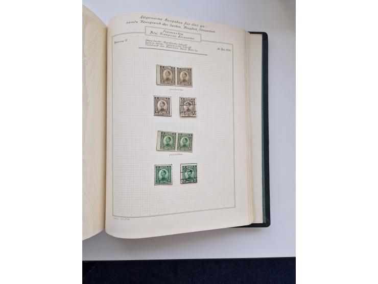 Yugoslavia and Croatia: 1919/44, unused and used old collection, partly specialized with multiples and varieties, some items 