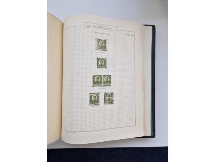 Yugoslavia and Croatia: 1919/44, unused and used old collection, partly specialized with multiples and varieties, some items 