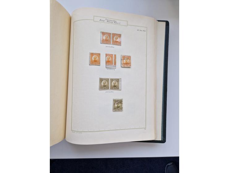 Yugoslavia and Croatia: 1919/44, unused and used old collection, partly specialized with multiples and varieties, some items 