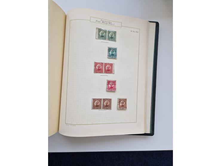 Yugoslavia and Croatia: 1919/44, unused and used old collection, partly specialized with multiples and varieties, some items 