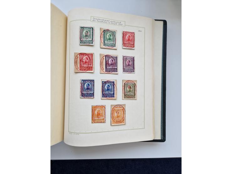 Yugoslavia and Croatia: 1919/44, unused and used old collection, partly specialized with multiples and varieties, some items 