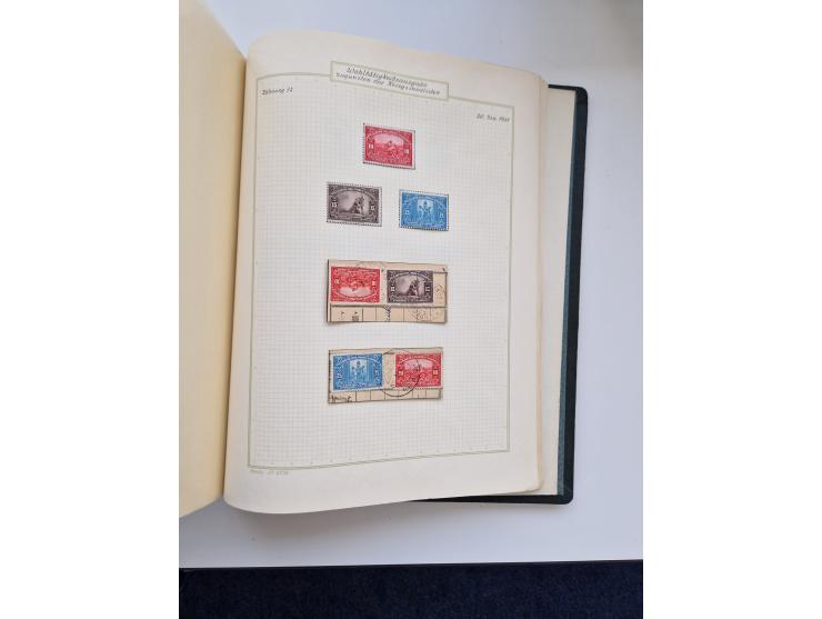 Yugoslavia and Croatia: 1919/44, unused and used old collection, partly specialized with multiples and varieties, some items 