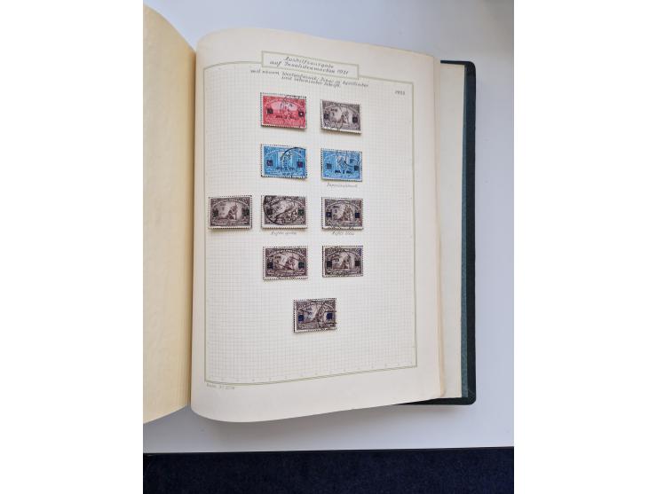 Yugoslavia and Croatia: 1919/44, unused and used old collection, partly specialized with multiples and varieties, some items 