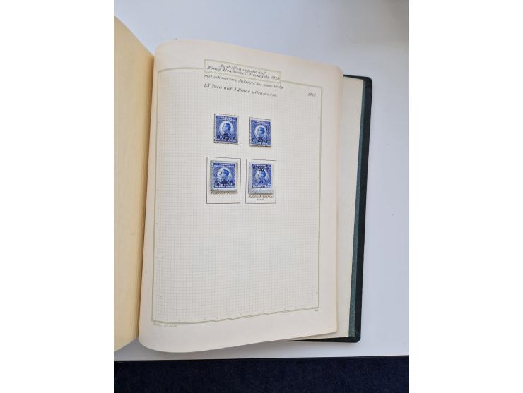 Yugoslavia and Croatia: 1919/44, unused and used old collection, partly specialized with multiples and varieties, some items 