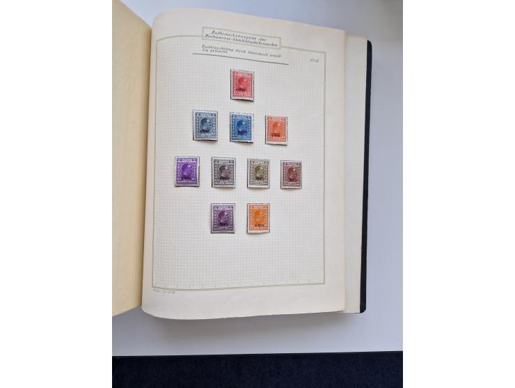 Yugoslavia and Croatia: 1919/44, unused and used old collection, partly specialized with multiples and varieties, some items 