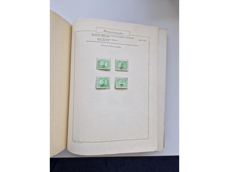 Yugoslavia and Croatia: 1919/44, unused and used old collection, partly specialized with multiples and varieties, some items 