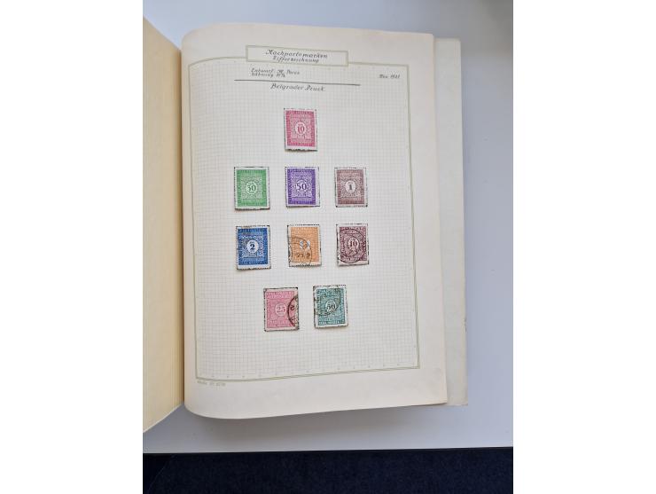 Yugoslavia and Croatia: 1919/44, unused and used old collection, partly specialized with multiples and varieties, some items 