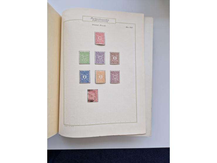 Yugoslavia and Croatia: 1919/44, unused and used old collection, partly specialized with multiples and varieties, some items 