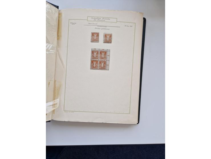 Yugoslavia and Croatia: 1919/44, unused and used old collection, partly specialized with multiples and varieties, some items 