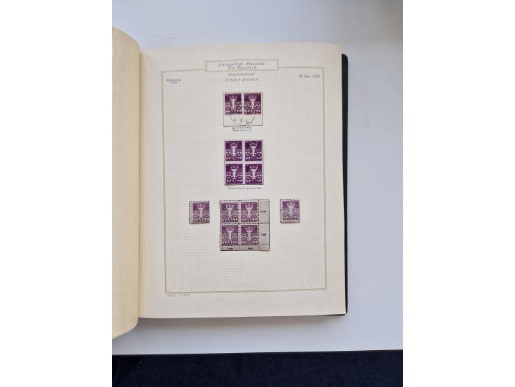 Yugoslavia and Croatia: 1919/44, unused and used old collection, partly specialized with multiples and varieties, some items 