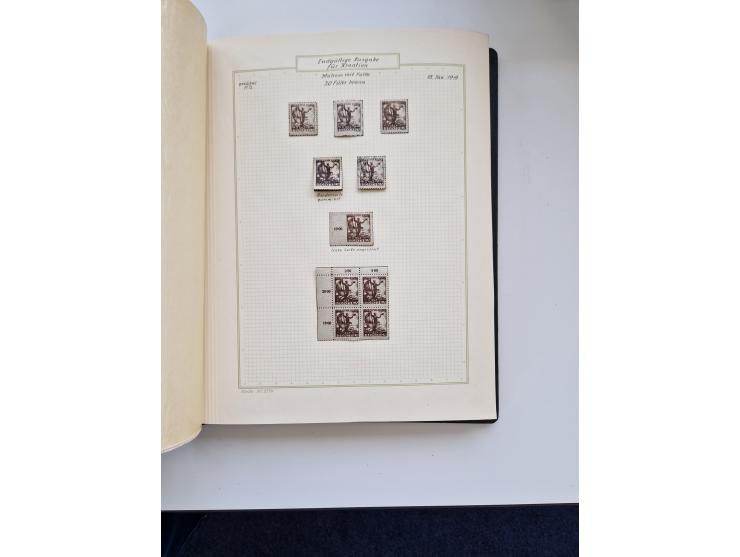 Yugoslavia and Croatia: 1919/44, unused and used old collection, partly specialized with multiples and varieties, some items 
