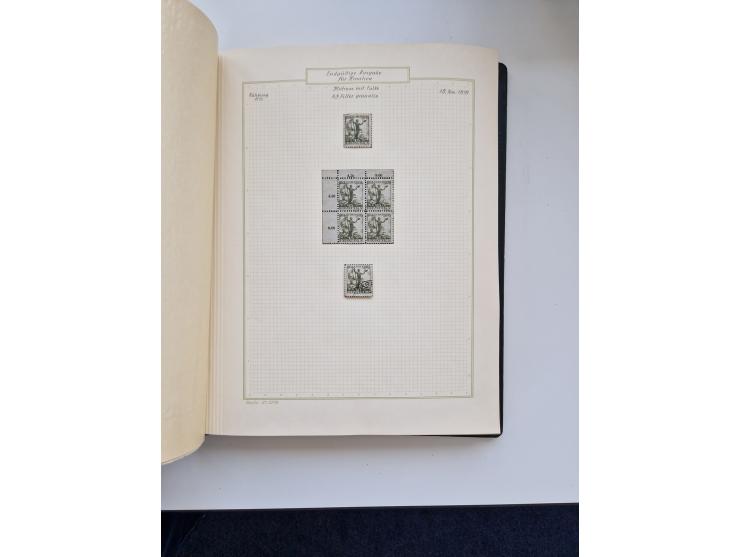 Yugoslavia and Croatia: 1919/44, unused and used old collection, partly specialized with multiples and varieties, some items 