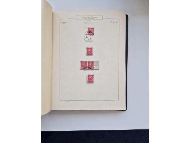 Yugoslavia and Croatia: 1919/44, unused and used old collection, partly specialized with multiples and varieties, some items 