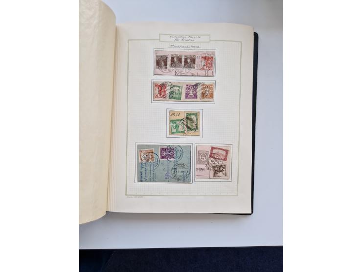 Yugoslavia and Croatia: 1919/44, unused and used old collection, partly specialized with multiples and varieties, some items 