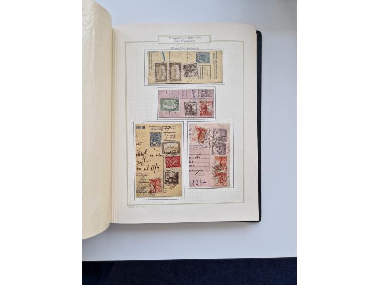 Yugoslavia and Croatia: 1919/44, unused and used old collection, partly specialized with multiples and varieties, some items 