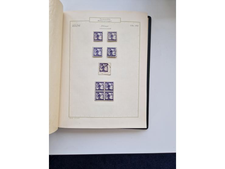 Yugoslavia and Croatia: 1919/44, unused and used old collection, partly specialized with multiples and varieties, some items 