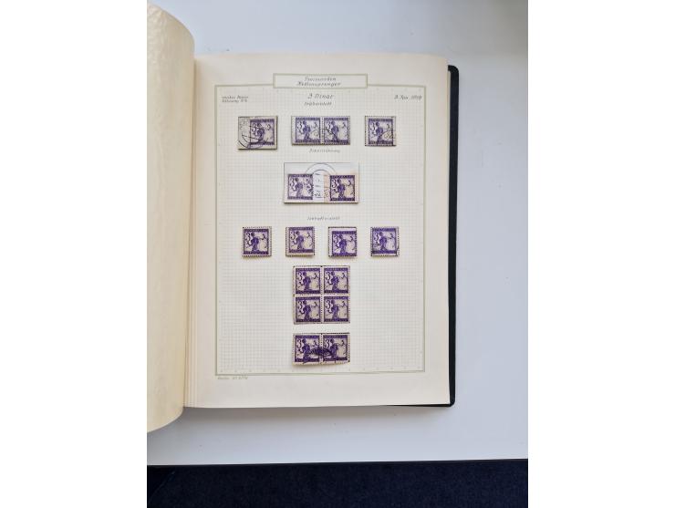 Yugoslavia and Croatia: 1919/44, unused and used old collection, partly specialized with multiples and varieties, some items 