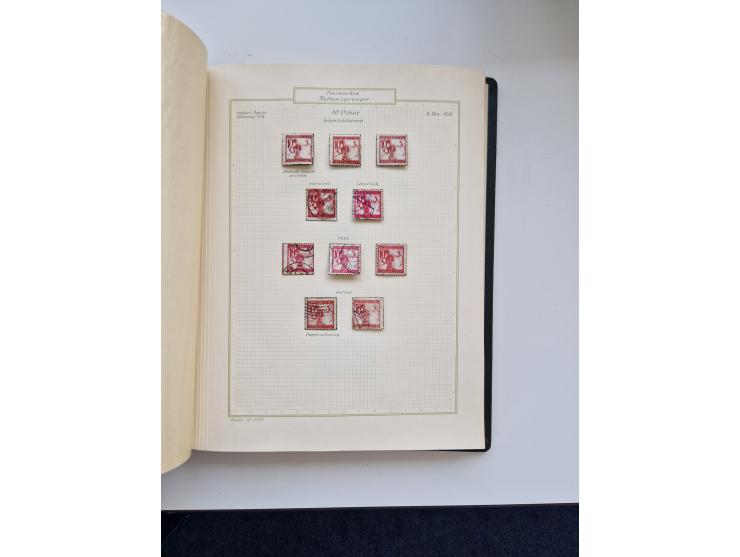 Yugoslavia and Croatia: 1919/44, unused and used old collection, partly specialized with multiples and varieties, some items 