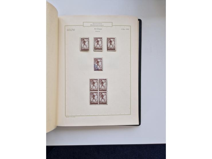 Yugoslavia and Croatia: 1919/44, unused and used old collection, partly specialized with multiples and varieties, some items 