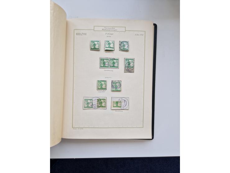 Yugoslavia and Croatia: 1919/44, unused and used old collection, partly specialized with multiples and varieties, some items 