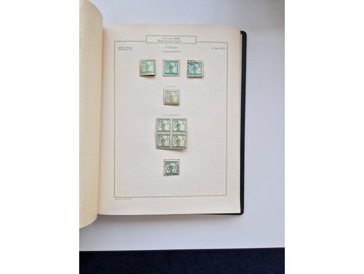 Yugoslavia and Croatia: 1919/44, unused and used old collection, partly specialized with multiples and varieties, some items 