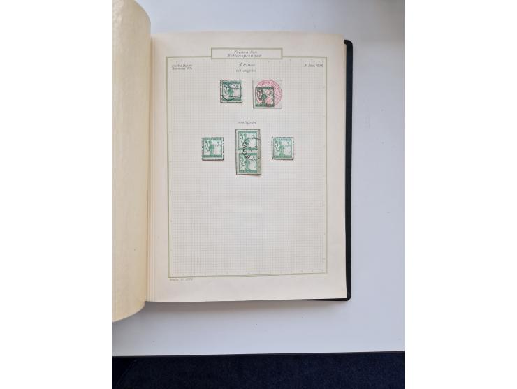 Yugoslavia and Croatia: 1919/44, unused and used old collection, partly specialized with multiples and varieties, some items 