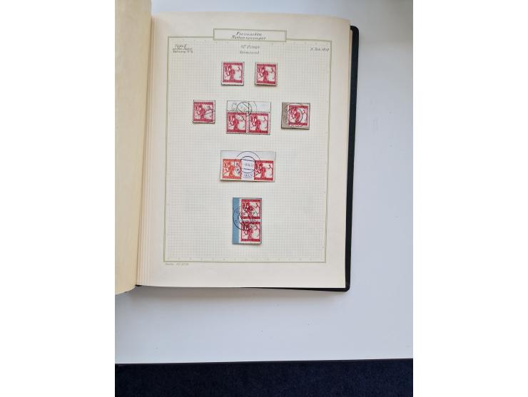 Yugoslavia and Croatia: 1919/44, unused and used old collection, partly specialized with multiples and varieties, some items 