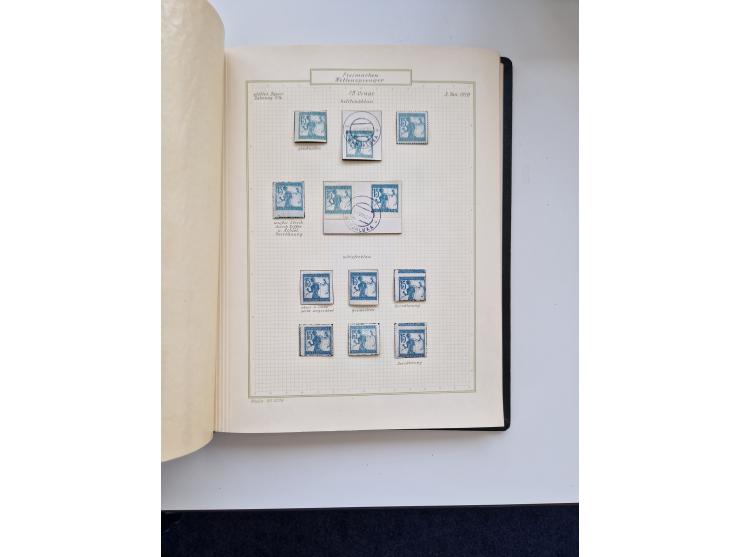 Yugoslavia and Croatia: 1919/44, unused and used old collection, partly specialized with multiples and varieties, some items 