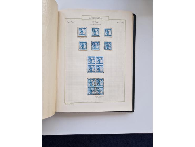 Yugoslavia and Croatia: 1919/44, unused and used old collection, partly specialized with multiples and varieties, some items 