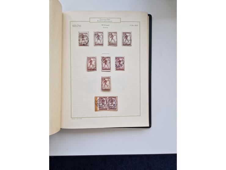 Yugoslavia and Croatia: 1919/44, unused and used old collection, partly specialized with multiples and varieties, some items 