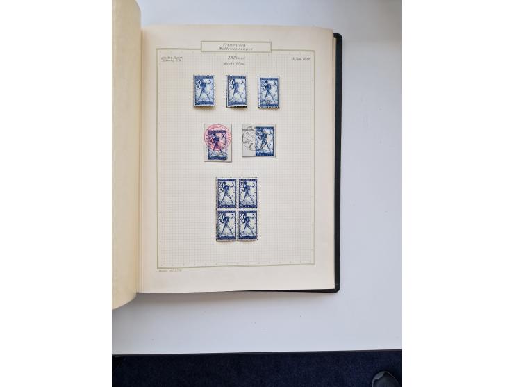 Yugoslavia and Croatia: 1919/44, unused and used old collection, partly specialized with multiples and varieties, some items 