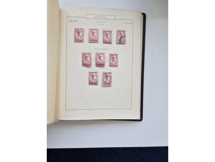 Yugoslavia and Croatia: 1919/44, unused and used old collection, partly specialized with multiples and varieties, some items 