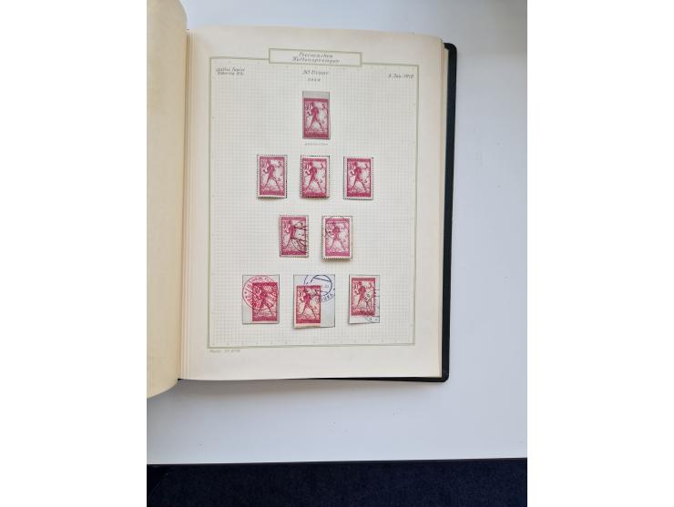 Yugoslavia and Croatia: 1919/44, unused and used old collection, partly specialized with multiples and varieties, some items 