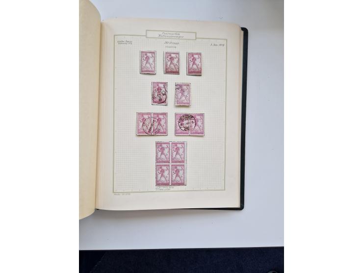 Yugoslavia and Croatia: 1919/44, unused and used old collection, partly specialized with multiples and varieties, some items 