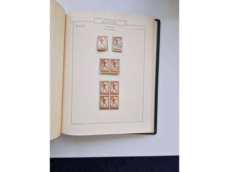 Yugoslavia and Croatia: 1919/44, unused and used old collection, partly specialized with multiples and varieties, some items 