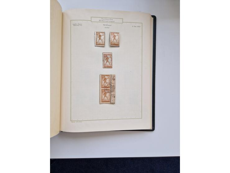 Yugoslavia and Croatia: 1919/44, unused and used old collection, partly specialized with multiples and varieties, some items 