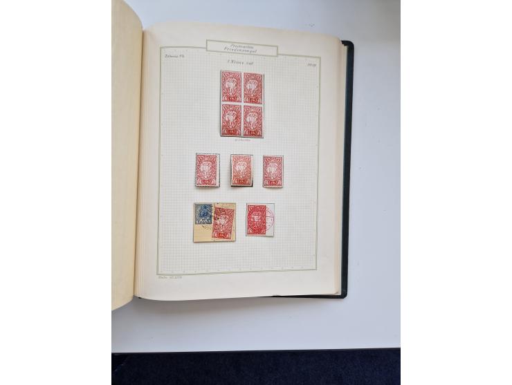 Yugoslavia and Croatia: 1919/44, unused and used old collection, partly specialized with multiples and varieties, some items 