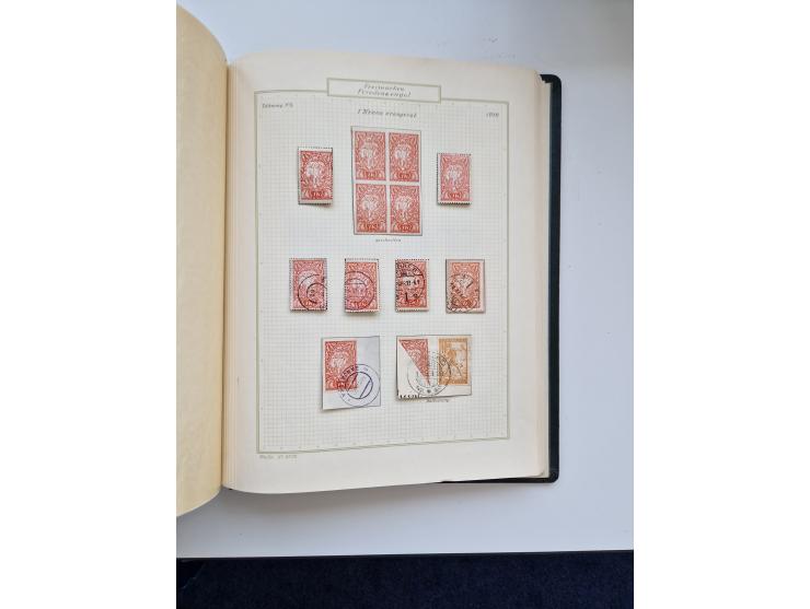 Yugoslavia and Croatia: 1919/44, unused and used old collection, partly specialized with multiples and varieties, some items 