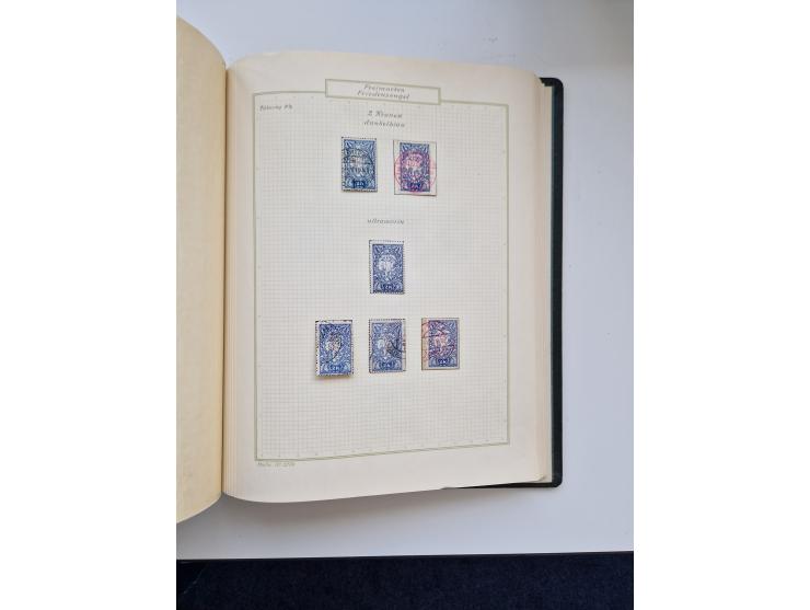 Yugoslavia and Croatia: 1919/44, unused and used old collection, partly specialized with multiples and varieties, some items 