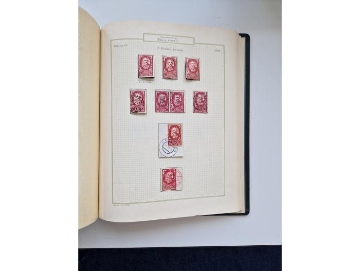 Yugoslavia and Croatia: 1919/44, unused and used old collection, partly specialized with multiples and varieties, some items 