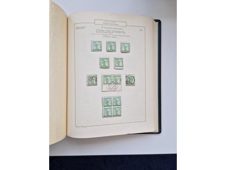 Yugoslavia and Croatia: 1919/44, unused and used old collection, partly specialized with multiples and varieties, some items 