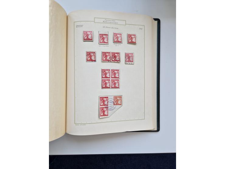 Yugoslavia and Croatia: 1919/44, unused and used old collection, partly specialized with multiples and varieties, some items 